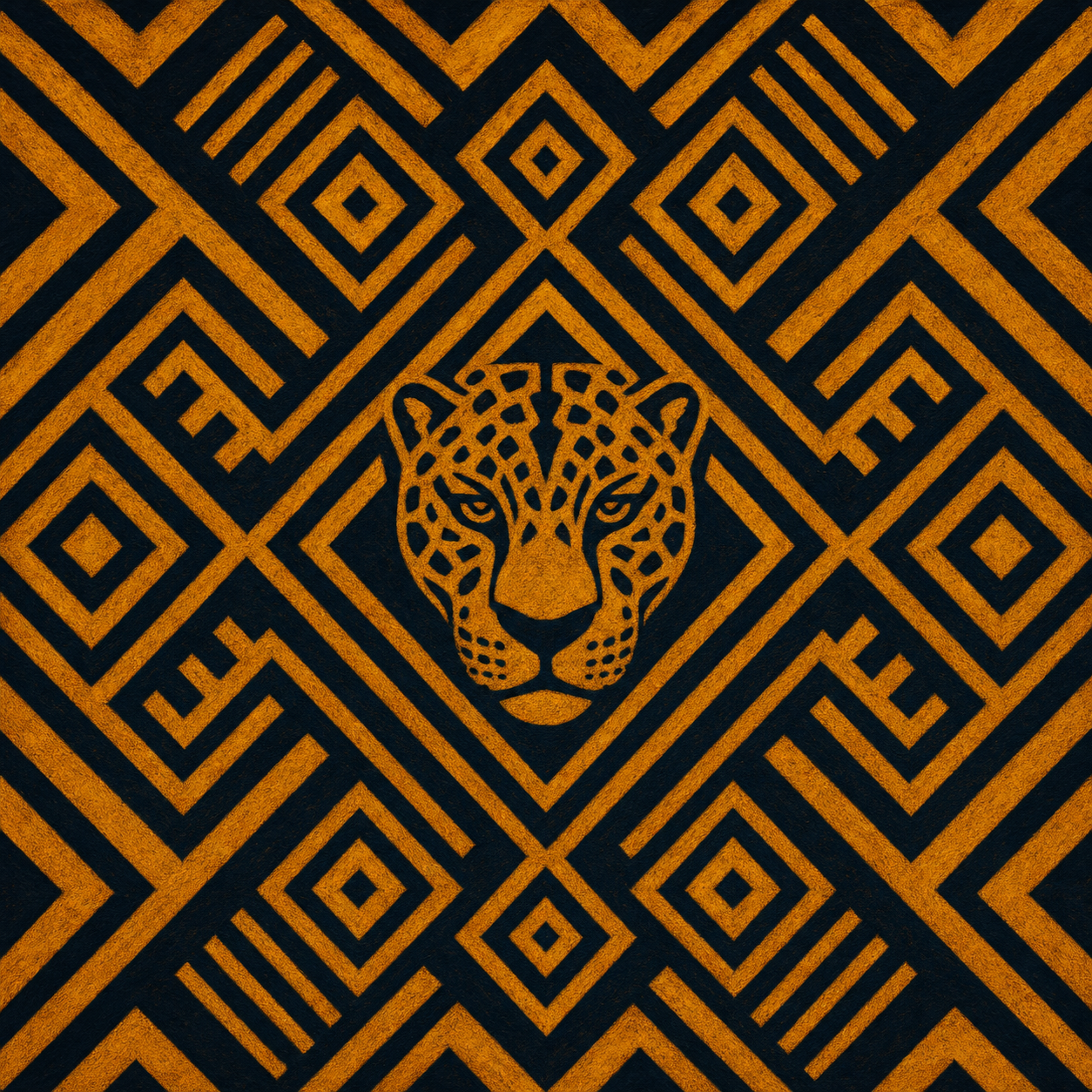 Kayapó Jaguar Body Division Pattern motif artwork