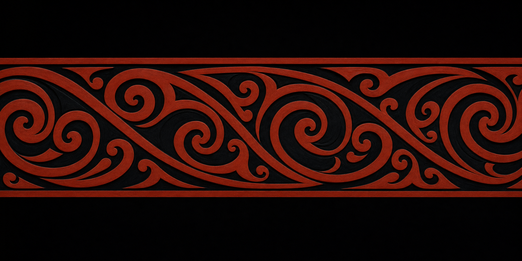 Kōwhaiwhai motif artwork