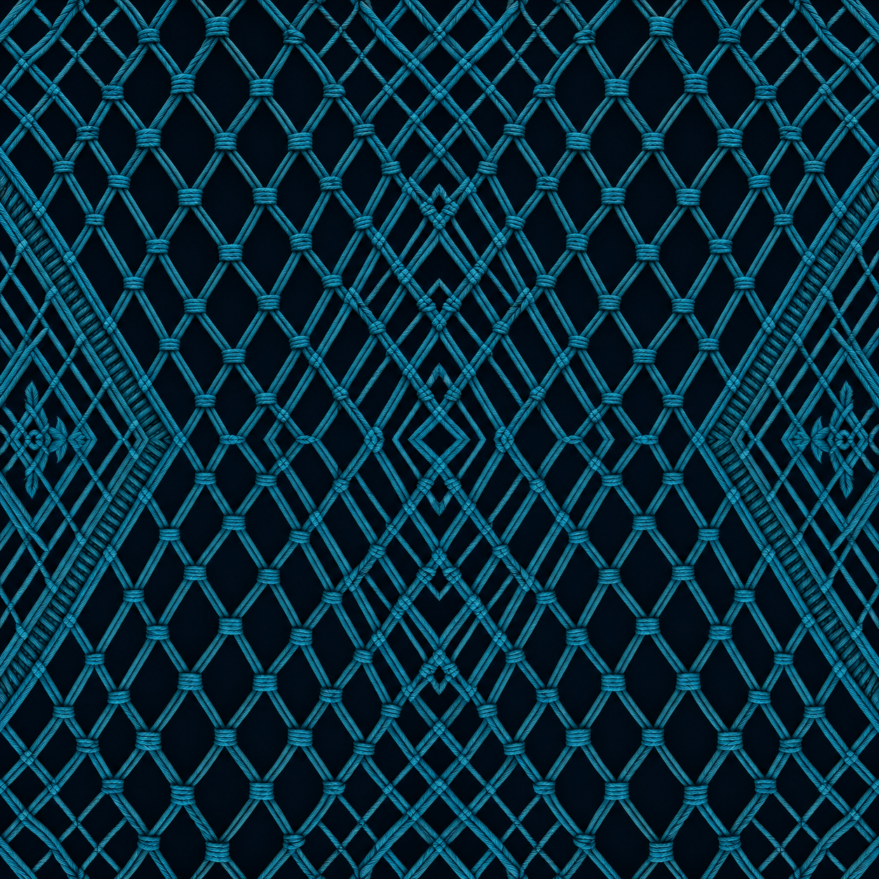 Fa'a 'Au'upega (Net / Community Weave) motif artwork