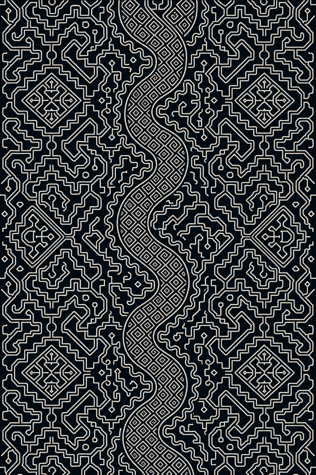 Ronin Kuin (Primordial Anaconda / Cosmic Serpent) motif artwork